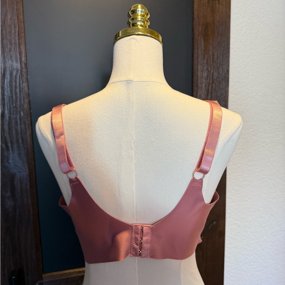 Valentina Lace Underwire Bra in Mauve - Picture 2 of 4